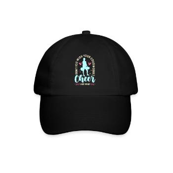 Cheerleading Ne souhaitez-vous pas que votre cousin applaudisse - Casquette classique - noir/noir - Devant