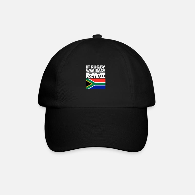Rugby - Casquette classique - noir/noir