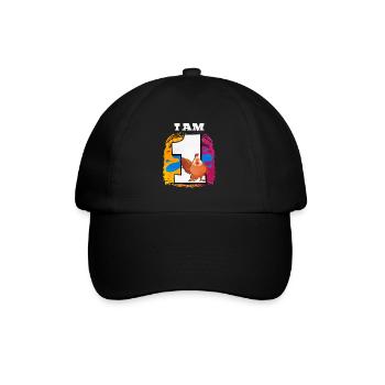 Je suis 1 poulet - Casquette classique - noir/noir - Devant