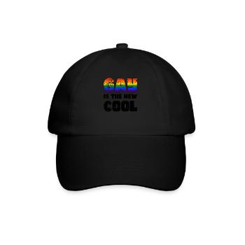 Pride LGBTQ. Aussage - Baseballkappe - Schwarz/Schwarz - Vorne