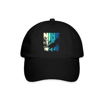 Tyrannosaurus Rex 9 ans Garçon 9ème anniversaire - Casquette classique - noir/noir - Devant