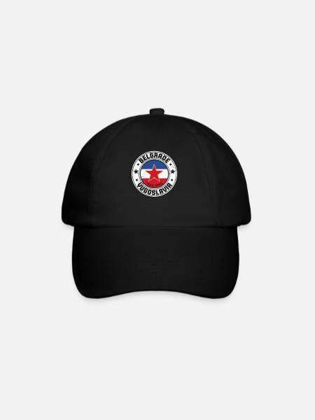 Jugoslavija Yugoslavia Jugo Tito SFRJ Jugoslawien - Baseballkappe - Schwarz/Schwarz