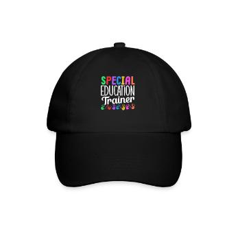 Formateur en éducation spécialisée Enseignant en éducation spécialisée - Casquette classique - noir/noir - Devant
