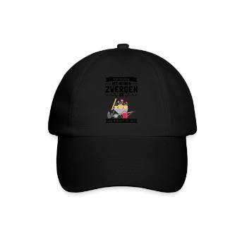 Garten Pflanze Gartenliebhaber Geschenk - Baseballkappe - Schwarz/Schwarz - Vorne