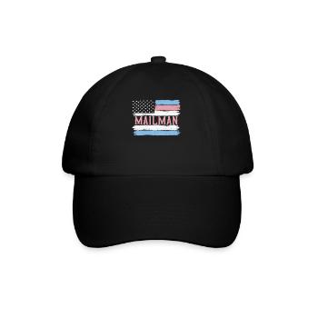 US Pride Deliverer Post Service Gift Idea - Baseball Cap - black/black - Front