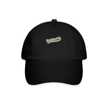 BWL Vintage Betriebswirtin - Baseballkappe - Schwarz/Schwarz - Vorne