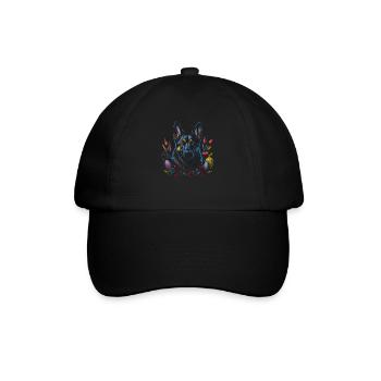 Pâques Printemps Berger allemand - Casquette classique - noir/noir - Devant