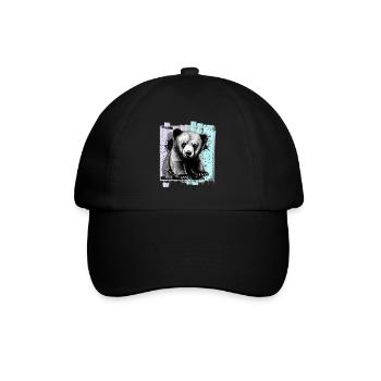 Bear - Baseball Cap - black/black - Front