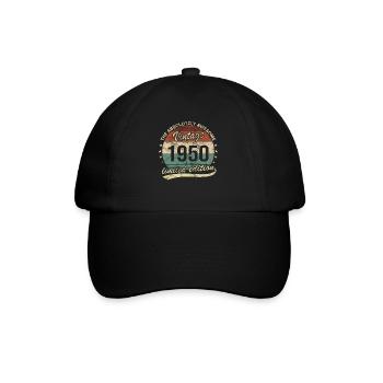 Génial depuis le design d’anniversaire rétro vintage 1950 - Casquette classique - noir/noir - Devant