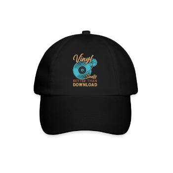 Platine vinyle vinyle rétro collection - Casquette classique - noir/noir - Devant