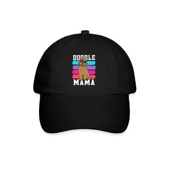Women Doodle Mama Labradoodle Goldendoodle - Baseball Cap - black/black - Front