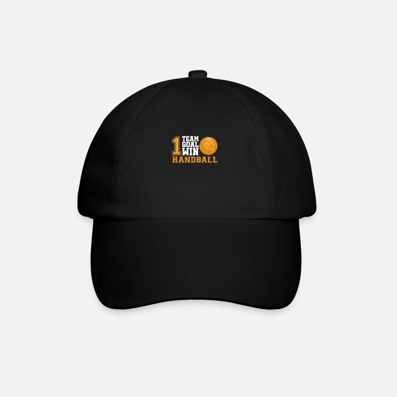 Handball - Baseballkappe - Schwarz/Schwarz