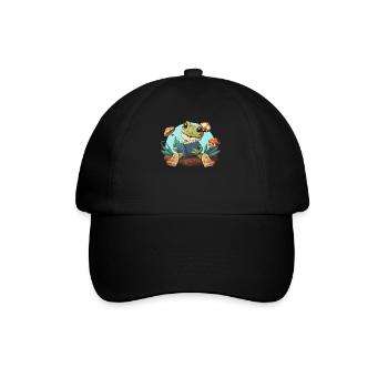 Cottagecore Mushroom Aesthetic Nature Conservation - Baseball Cap - black/black - Front