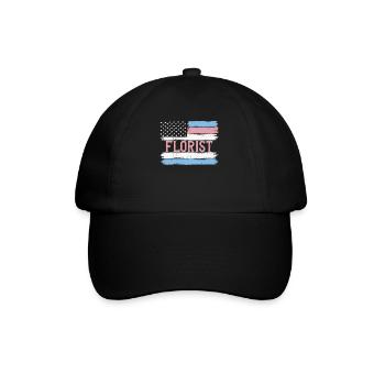 US Pride Gardener Gardening Gift Idea - Baseballkappe - Schwarz/Schwarz - Vorne