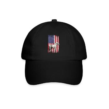 appaloosa equestrian horse - Baseballkappe - Schwarz/Schwarz - Vorne