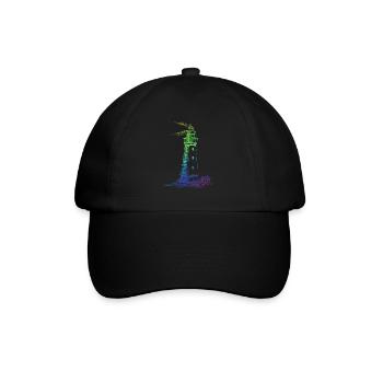 Phare arc-en-ciel - Casquette classique - noir/noir - Devant