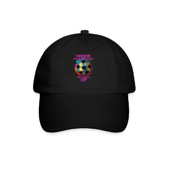 Je sais que je joue comme une fille essaie de suivre - Casquette classique - noir/noir - Devant