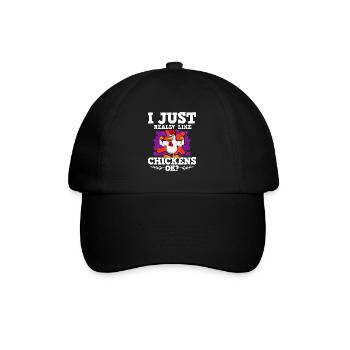 Poulets - Casquette classique - noir/noir - Devant