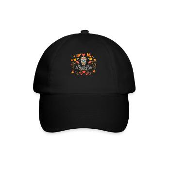 Dia De Los Muertos Tag Der Toten Mexikanisch - Baseballkappe - Schwarz/Schwarz - Vorne