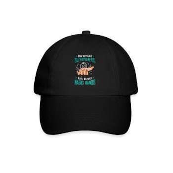 Massage Therapist Therapy Licensed Masseur - Baseball Cap - black/black - Front