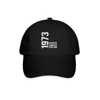 Mars 1973 édition limitée Année de naissance - Casquette classique - noir/noir - Devant