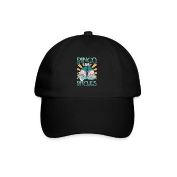 Bingo Card Game Grandma Bingo Player Bingo Cards - Baseball Cap - black/black - Front