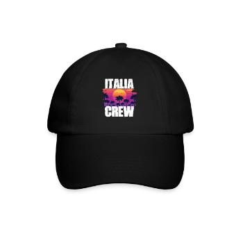 Holidays in Italy - Baseball Cap - black/black - Front
