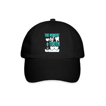 Le moment du laboratoire dentaire dentaire Laboratoire dentaire - Casquette classique - noir/noir - Devant