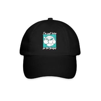 Just Here For The Bridges Dental Lab - Baseball Cap - black/black - Front