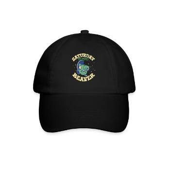 Beaver Fan Beaver Lovers Funny Beaver Gift - Baseball Cap - black/black - Front