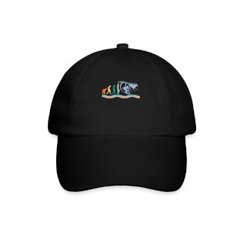 Surfer Sport Vintage Surfer Planche de surf - Casquette classique - noir/noir - Devant