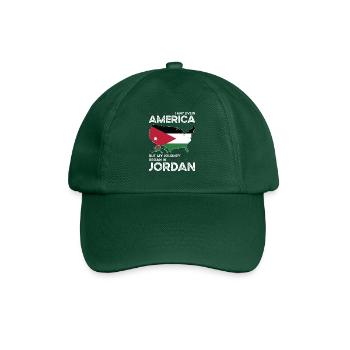 Né Jordanien Jordanien Américain USA USA - Casquette classique - vert bouteille - Devant