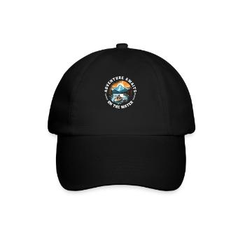 KAYAKS CANOE RAFTING BOAT Kayaking water-paddle - Baseball Cap - black/black - Front