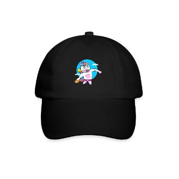 Discus Thrower Unicorn BG - Baseball Cap - black/black - Front