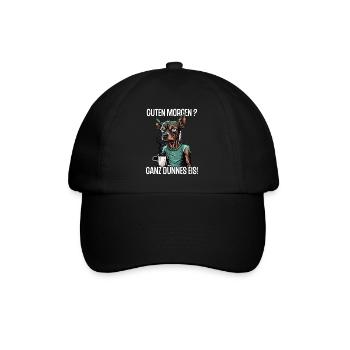 Arbeit Lustig Spruch Geschenk Tasse Kollege Arbeit - Baseballkappe - Schwarz/Schwarz - Vorne