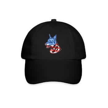 Miniature Pinscher Miniature Pinscher Flag - Baseball Cap - black/black - Front