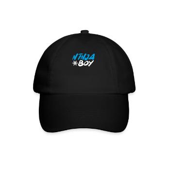 Blue ninja boy - Baseball Cap - black/black - Front