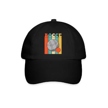 Bocce Saying Bocce Ball avec Jack Bocci Game Bocce - Casquette classique - noir/noir - Devant