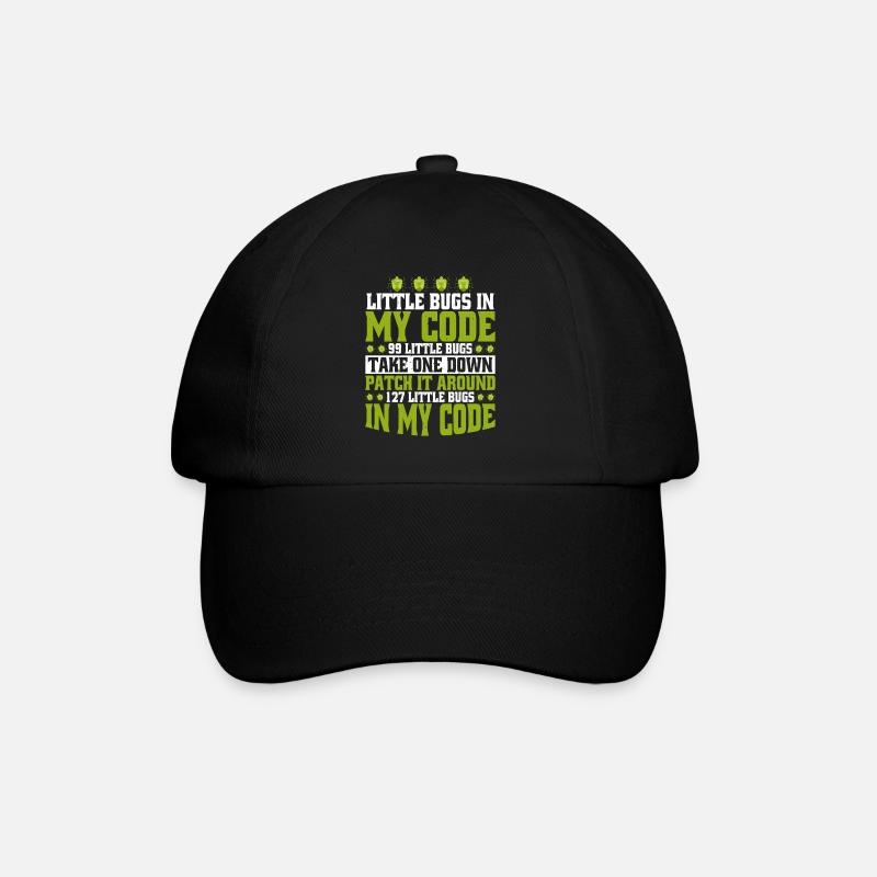 99 little Bugs in my Code 5 - Baseball Cap - black/black