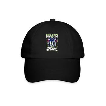 Cycling Race Team Race Cyclist Bicycle - Baseball Cap - black/black - Front
