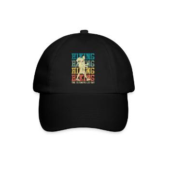 Ultimate Leg Day Mountain Fan Hiking - Baseball Cap - black/black - Front