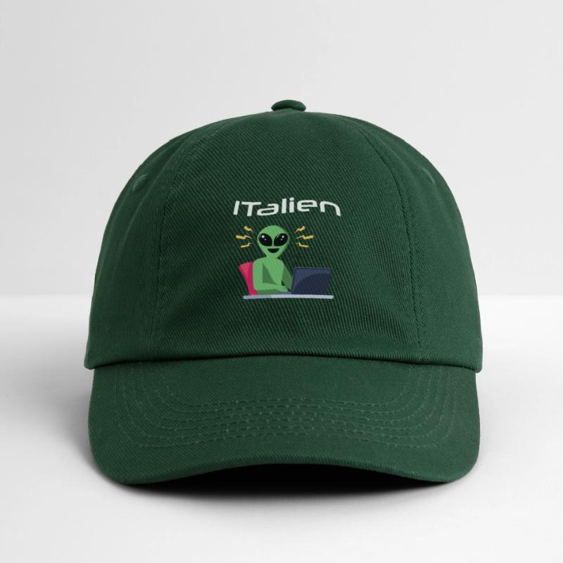 ITalien Alien Informatiker Hacker Coder Baseball Cap