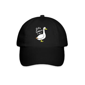 Silly Goose on Board - Baseballkappe - Schwarz/Schwarz - Vorne