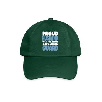 Fière épouse d’un sacré bon agent de sécurité - Casquette classique - vert bouteille - Devant