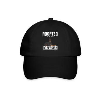 Doberman Pinscher Dog Dobie - Baseball Cap - black/black - Front