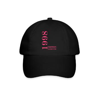 Edition limitée 1998 - Casquette classique - noir/noir - Devant