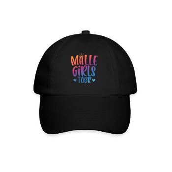 Malle Girls Tour - Baseballkappe - Schwarz/Schwarz - Vorne