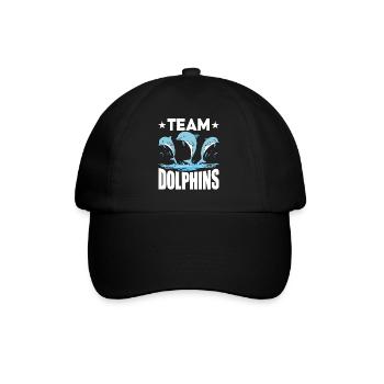 Team Dolphins - Baseball Cap - black/black - Front