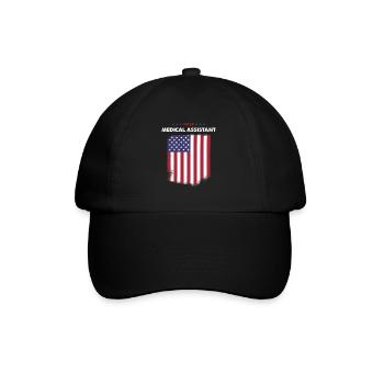 Voter Medical assistant - Baseball Cap - black/black - Front