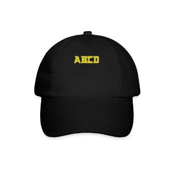Boys Girl ABCD Funny Rock Teacher Student - Baseball Cap - black/black - Front